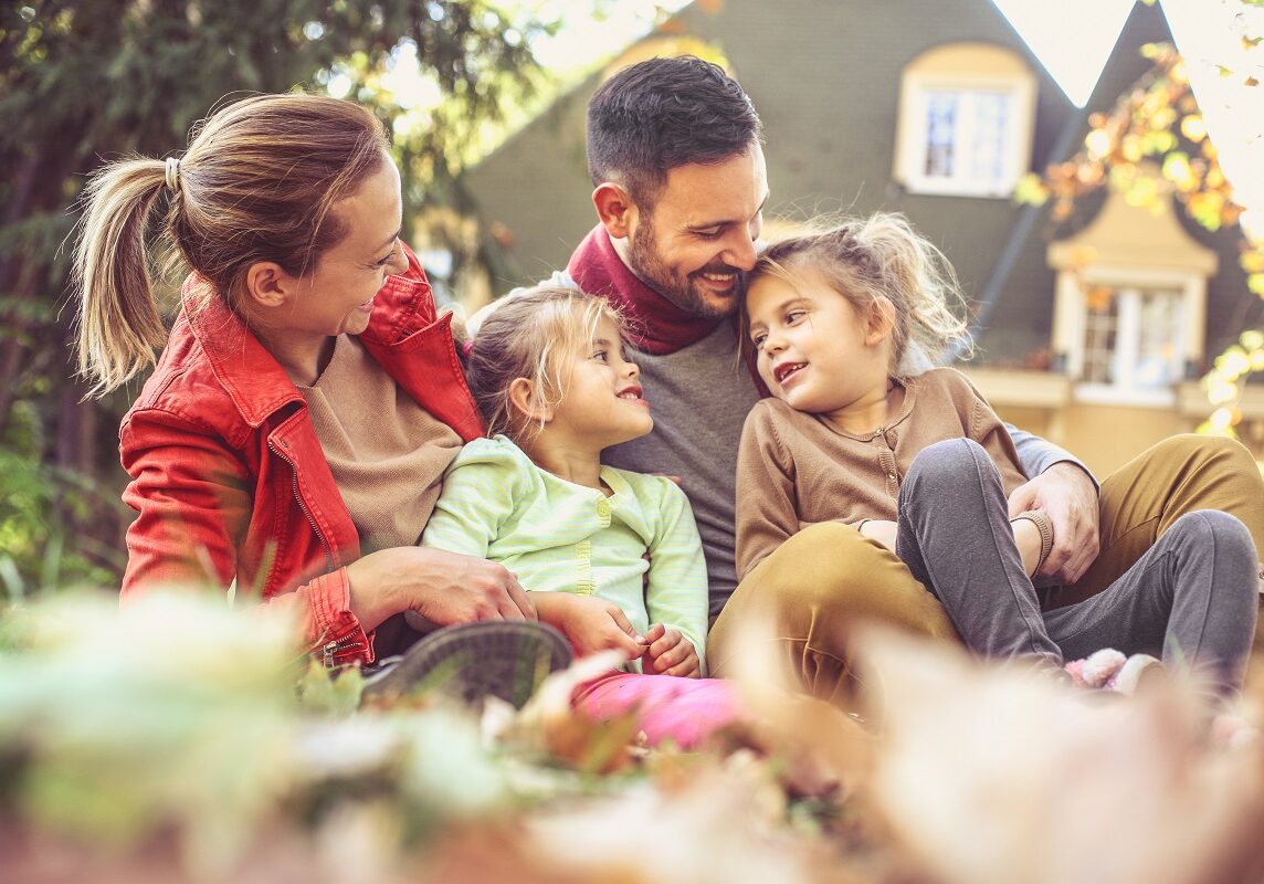 Family spending time together.